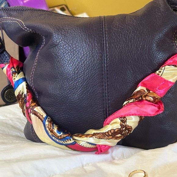 Colorful Patterned 4 scarfs equestrian motif hair, neck, bag handles - Picture 2 of 6